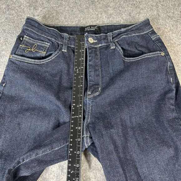 Judy Blue Mom Jeans Womens 9/29 Dark Wash Denim Straight Leg Stretch - Picture 5 of 10